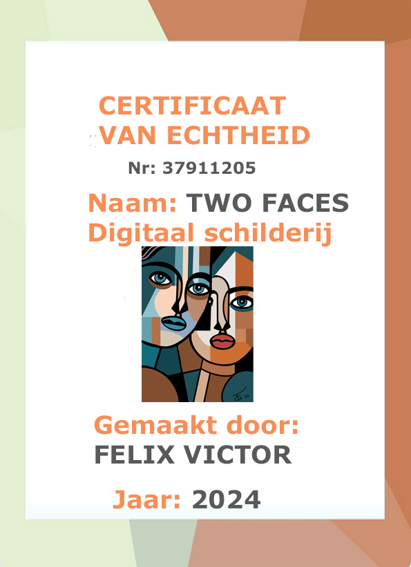certificaat two faces