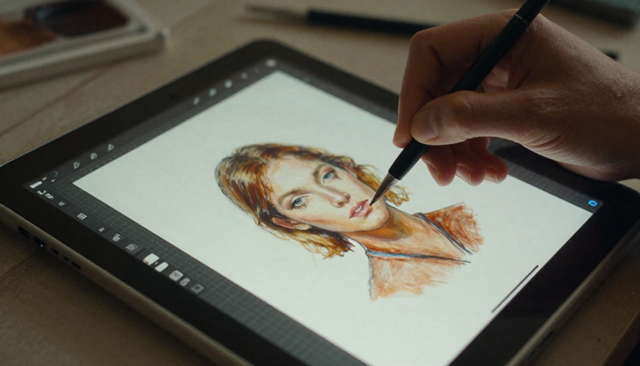 kunstenaar enn ipad klein